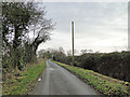 Country road at Peaseland Green