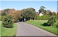 Private road, public footpath