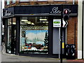 H4572 : Festive window, Slevins Chemists, Omagh by Kenneth  Allen
