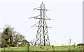 Pylon and power lines near the Mary Peters Track, Belfast (December 2014)