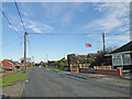 Flying the flag in Mill Road, Bradwell