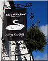 The Swan Inn name sign, Crickhowell