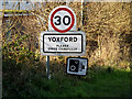 TM4068 : Yoxford Village Name sign on the B1122 Middleton Road by Geographer