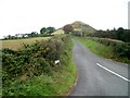 Private farm road leading from Hall Road