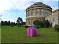 TL8161 : Giant Christmas present at Ickworth House, Suffolk by Richard Humphrey