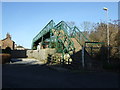 Footbridge over railway