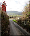 Reduce speed now on Llanbedr Road, Crickhowell