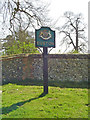 Euston (Suffolk) village sign