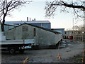 One of the original RAF buildings at Hethel airfield