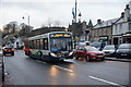 Bus on High Street, Biggar 