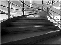 TQ7407 : Staircase, De La Warr Pavilion, Bexhill by Julian P Guffogg
