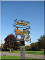 Stanningfield village sign (detail)