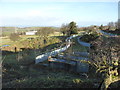 Animal pens near the viewpoint