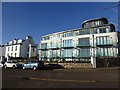 Old and new buildings in Trefusis Terrace, Exmouth