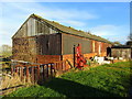 NZ1268 : Farm building near West Heddon by Andrew Curtis