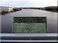 NZ1963 : Plaque on east side of Scotswood Bridge by Andrew Curtis