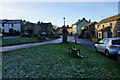 Village green at Aysgarth on a frosty afternoon