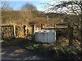 Entrance to path off Apedale Road, Chesterton