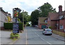 SK7311 : South along the Main Street in Thorpe Satchville by Mat Fascione