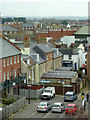 Car park and housing in Littlehampton, West Sussex