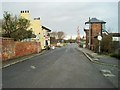 Level crossing at east end of former Norton railway station, County Durham