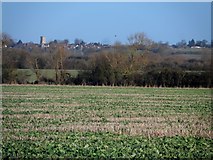SP8020 : St John the Evangelist Whitchurch seen from near Quainton by Bikeboy