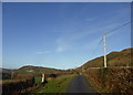 Minor road near Mynydd y Girt