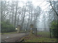 Entrance to The Holt on Church Lane, Chelsham