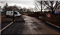 Muddy entrance to a Lyngford Road building site, Taunton