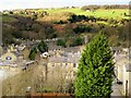 Slaithwaite Village, View towards Meal Hill