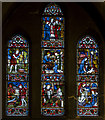 Stained glass window, Christ church, St Leonards