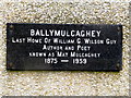 Plaque, Ballymulcaghey