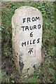 Milestone on the B3277