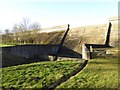 Spillway and dam of Airy Holm Reservoir