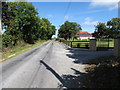 View NNE along Leeter Road