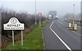 A6 Loughborough Road enters Rothley