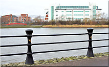 J3473 : Proposed River Lagan (Gasworks) footbridge, Belfast - January 2015(1) by Albert Bridge