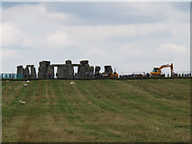 SU1242 : Stonehenge from The Avenue by Stephen Craven