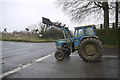 Tractor on Cathole Bridge Rd