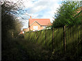 Path along the eastern edge of Poringland Community Wood