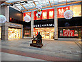 Jimmy Dyer statue in The Lanes shopping centre