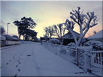 H4672 : Early morning snow, Omagh by Kenneth  Allen