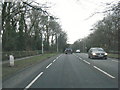 London Road and milepost at Appleton Park