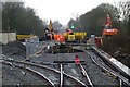 SP5821 : Railway under construction by Steve Daniels