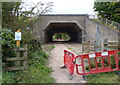 Ivanhoe Trail passing under the M1 motorway