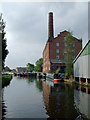 Canal and Union Mill in Macclesfield, Cheshire