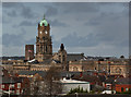 Birkenhead Town Hall viewed from the top of St Mary