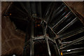 Looking up the stairwell in St Mary