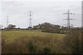 Pylons above Poolhouse Dingle