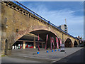 DLR viaduct at Limehouse